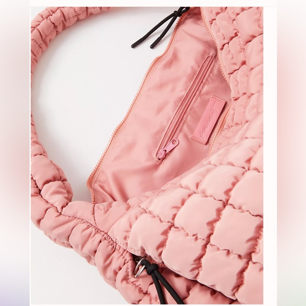 Free People Quilted Carryall Pink Ballet Slipper - FACTORY SEALED - Picture 9 of 11